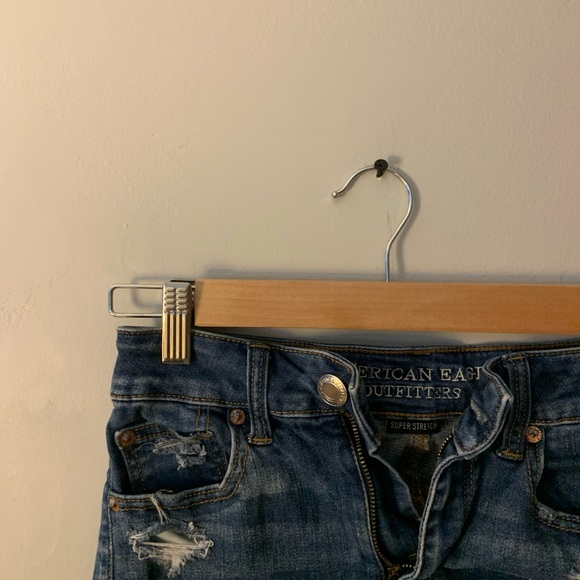 Ripped denim shorts - Picture 2 of 2